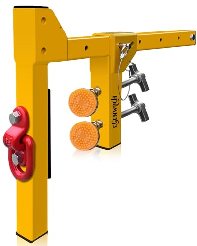 Image of Parapet Adjustable Non-Penetrating Anchor with Dual Locking Knobs, Reusable Parapet Anchor Clamp for Temporary Fall Arrest Anchorage, Fit Parapet Walls Up to 15 inch Thick, Lightweight High Strength