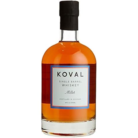Koval | Single Barrel Bourbon Whisky | 500 ml | 47% Vol. | Aus streng kontrolliertem Anbau | Aus Mais & Hirse | Noten von Vanille & frisccher Aprikose Cover
