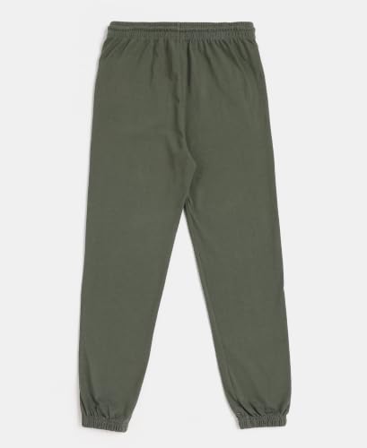 Image of Jockey AB10 Boys Super Combed Cotton Rich Graphic Printed Joggers with Elasticated Hem