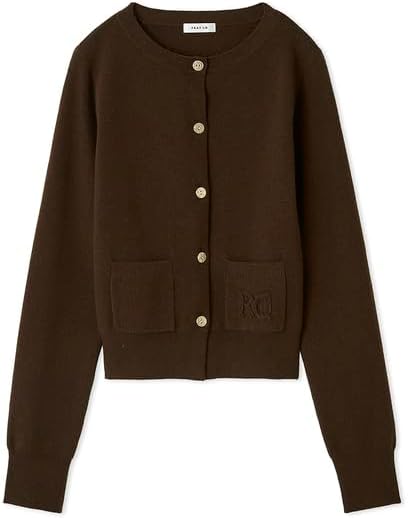 [フレイ アイディー] Washableケーブルニットカーデ FWNT254058 レディース