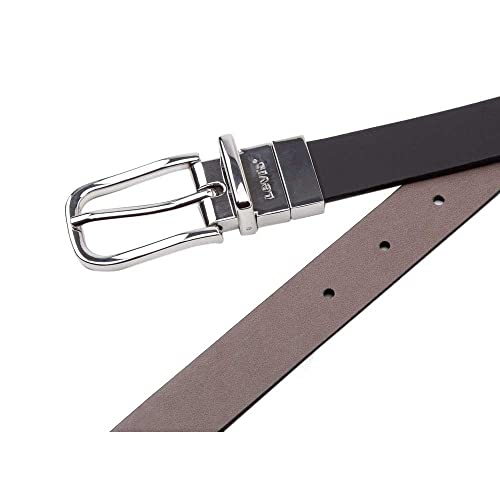 Levi's Women's Feminine Reversible Belt, Regular Black, 60 cm – Ansicht 2