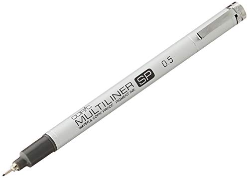 Copic Multiliner SP Black Ink Marker, 0.5 Tip