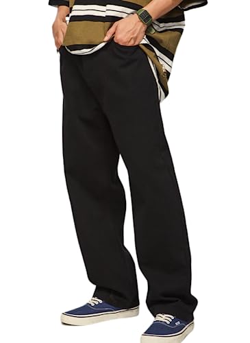 Baggy Jeans for Men Y2k Oversized Vintage Plain Pants 2023 Casual Wide Leg Jeans Loose Fit Denim Hip Hop Jeans