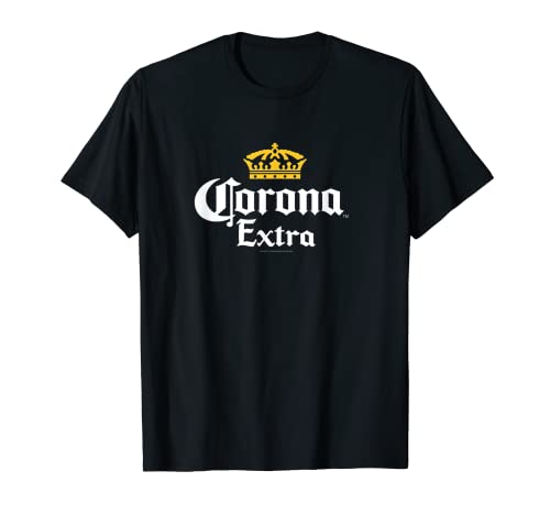 Offiziell lizenziertes Corona Extra Crown Logo T-Shirt Cover