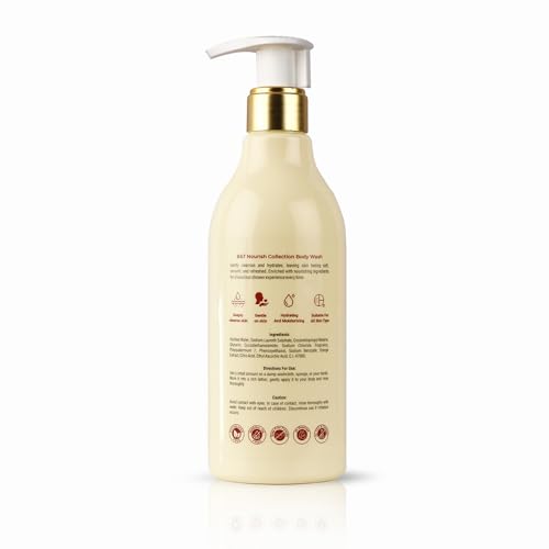 Image of Boericke & Tafel Nourish Body Wash 325 ml | Enriched with Vitamin C and Orange extracts for Men & Women , Gentle Shower Gel for pure Nourishment| Removes body tan and improves skin texture| Paraben & Silicon free | Ph balanced