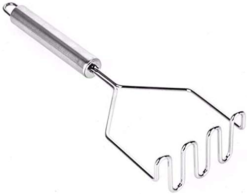 Presse-purée Manuel En Inox - 19 Trous, Longueur 22 Cm - Pour Pommes De Terre, Avocat, Légumes, Viande