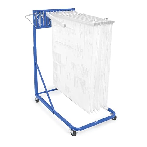 Adir Mobile Blueprint Holder – Construction Plan Rack, Map Organizer, Blueprint Rack, and Poster Display Rack for Jobsite and Office (Without Blueprint Clamps)