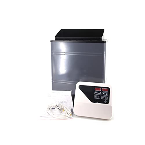Home Sauna,Sauna Heater Set Sauna Stove 30 To 110 °C External Control 3-9KW SPA Electric Sauna Oven Stainless Steel Dry Steam Bath Thermostat Sauna Oven Cooker for 9-14M3 Room Home