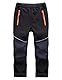 FAIRYRAIN Kinder Jungen Mädchen Winter Warm Softshellhose mit Fleecefütterung Wasserabweisend Winddicht Atmungsaktiv Outdoorhose Skihose Wanderhose Regenhose Sporthose S
