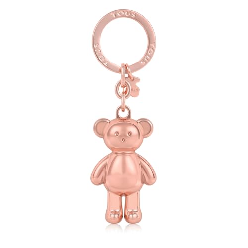 TOUS Llavero Oso Teddy Bear dorado rosa