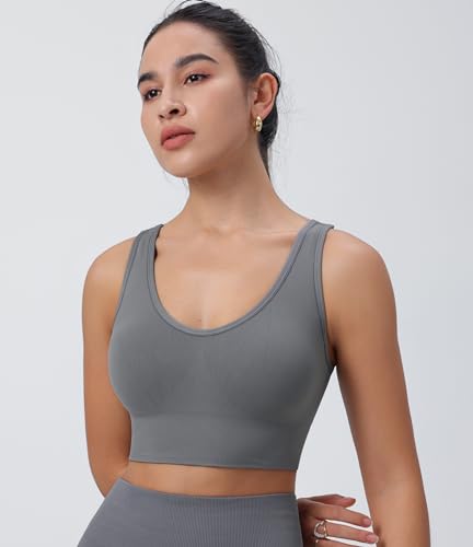 Image of Sports Bras for Women High Support, Multipack Padded Supportive Criss Cross Back Wireless Running Yoga Workout Bra