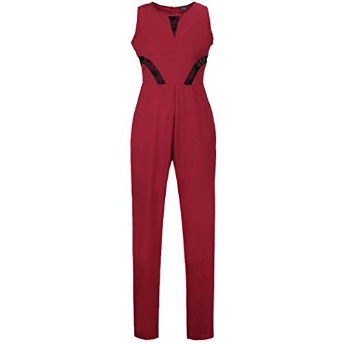 CRAVOG donna tuta lunga pagliaccetto cerimonia