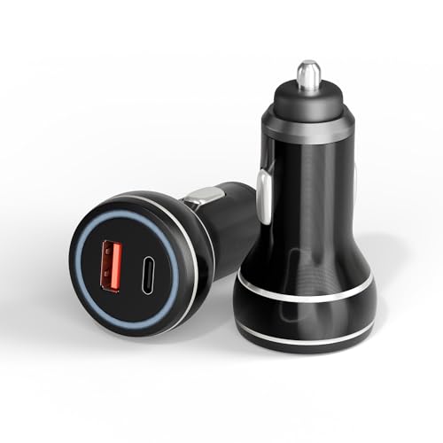Image of AILKIN 145W Fast Charging Car Charger,Dual Output 100W QC + 45W PD Type C Car Adapter,Quick Car Charging Compatible with All Cars for iPhone & Android Smartphone,Smartwatch,Earbud,Power Bank & More
