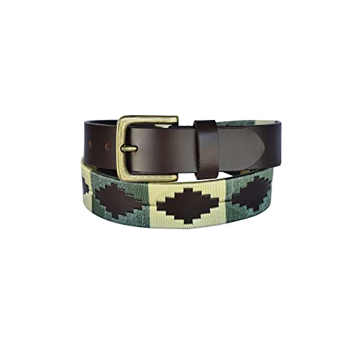 RESISTANCE Hand Stitched Leather Belt | Mens Colorful Belts For Evening Outfit