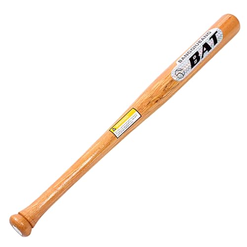 Bate de béisbol 21 Pulgadas 360 ° Equipo de béisbol de reemplazo de Bate de Madera Suave y Resistente de para Entrenamiento, Competencia, autoprote
