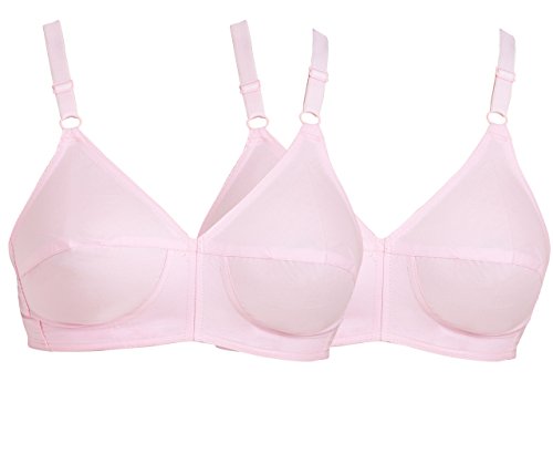 Image of SOUMINIE Women's Cotton Non-Padded Wire Free Casual Full-Coverage Minimizer Bra