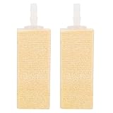 DIYEAH 2 Piezas Piedra de Aire de Madera Natural para Tanque de Peces Difusor de Burbujas Pequeñas y Densas para Skimmer de Proteínas Acuarios Marinos Agua Dulce