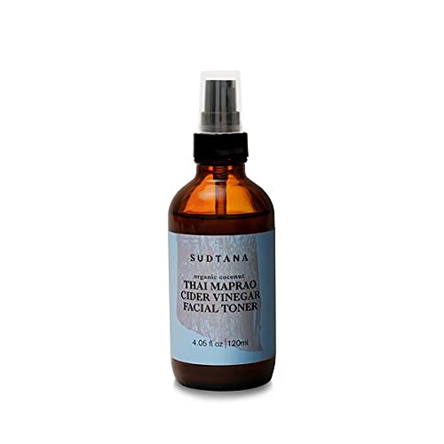 Organic Coconut Cider Vinegar Facial Toner | Cleansing, Balance & Tone Face Skin and Makeup Remover | Natural Treatment For Acne, Oils, Scars, Dark Spots & Wrinkles | With Enzymes, Amino acids Vitamin