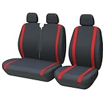 🚚 Coprisedili per furgone 3 posti anteriori modello universale in tessuto poliestere leggero ed elasticizzato