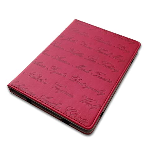 Enjoy-Unique UNKNOWN Universal 6Inch Ereader Book Style Case Cover Embossed Author Name thumb #5