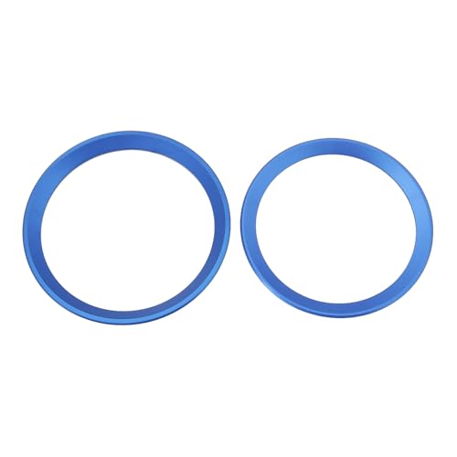 Briny River 1 ensemble de décoration de logo avant et arrière de voiture, anneau de couverture compatible avec BMW 3 série F30 F31 F34 F35 F80 M3...