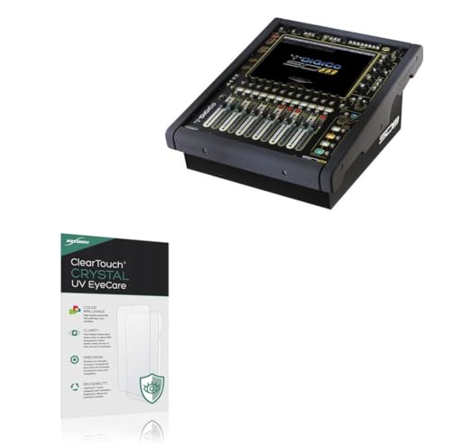 BoxWave Screen Protector Compatible With DiGiCo SD11 - ClearTouch Crystal Anti-UV EyeCare (2-Pack), Filters out Harmful Blue Light Reduce Fatigue