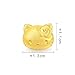 Chow Sang Sang Sanrio 999 24K Solid Gold Kawaii Cherry Blossom Hello Kitty Charm Bracelet for Women and Girls 91773C
