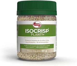 Kit 2X: Isocrisp Plant Vegan Proteína de Ervilha Vitafor 60g
