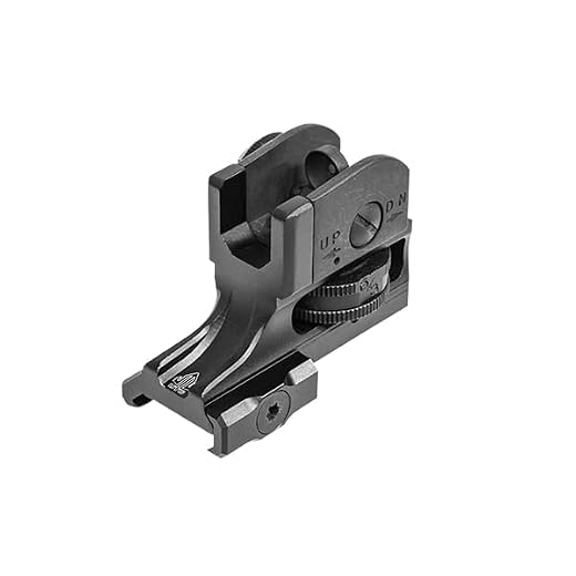 Leapers Super Slim Fixed Backup Sight Picatinny Rail Mount (Rear)