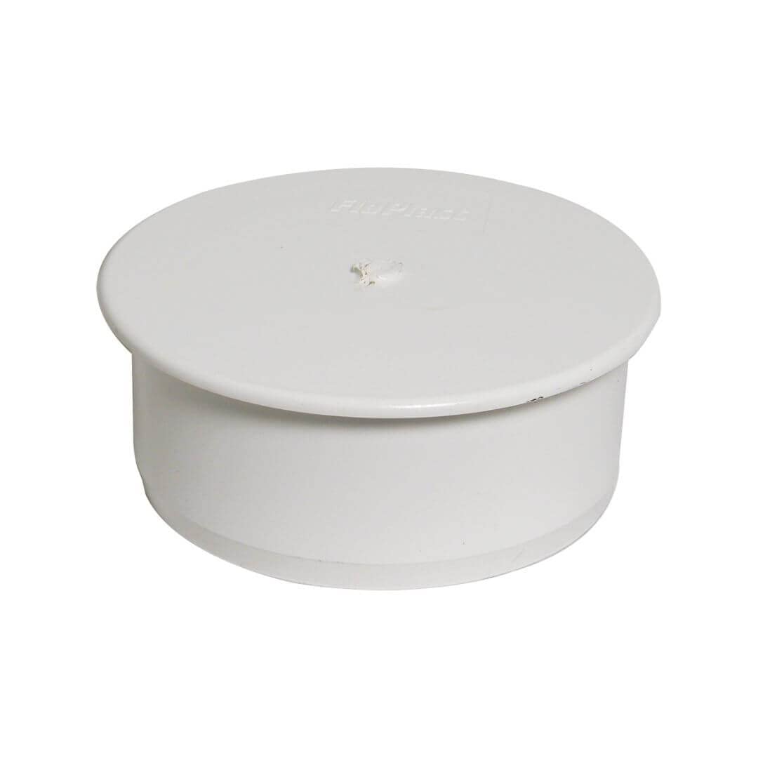 Floplast White Ring Seal Soil Socket Plug - 110Mm 5055149907029