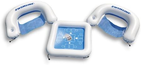 Swimline Game Station Set with Waterproof Playing Cards, white/blue (90675)