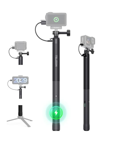 TELESIN Power Grip Selfie Stick for GoPro