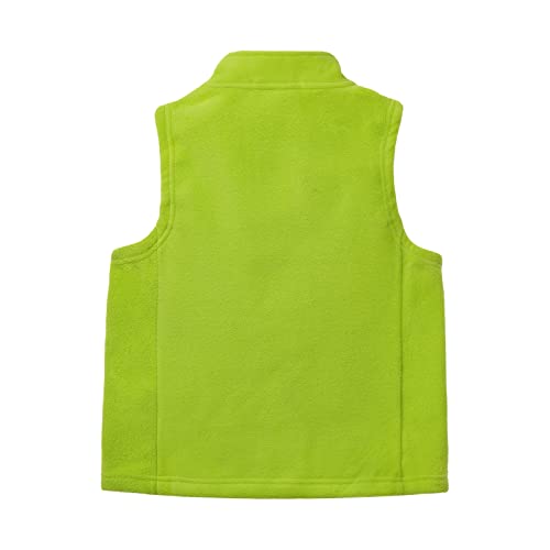 Image of Mud Kingdom Boys Girls Polar Fleece Vest Jacket Ligntweight Plain Vest Full Zipper Sleeveless