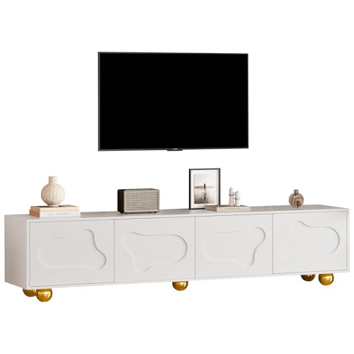 Meuble TV moderne blanc pour vos soirées cinéma