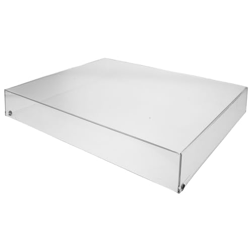 Platine Vinyle Capot Anti-poussière Acrylique Facile à Enlever Protection Disques Durable