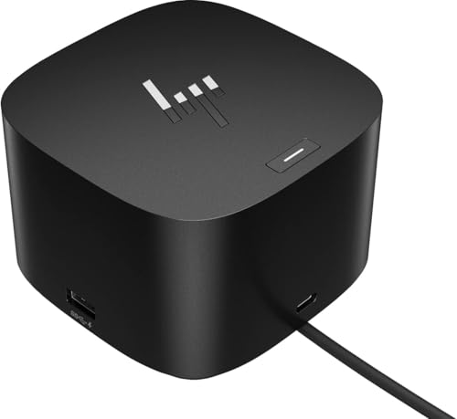 Image of HP Thunderbolt Dock 280W G4 with Combo Cable, Thunderbolt 4, 5 USB, HDMI, 2 Display Port, RJ-45, with a Single Cable Connection to Any Brand Laptop (4J0G4AA#ABA) Bundle with Docztorm Hub