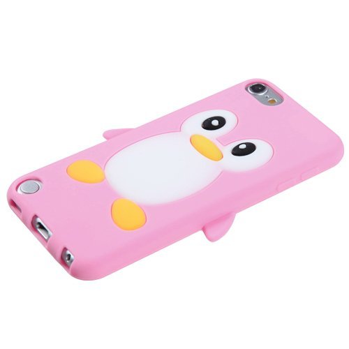 Asmyna Pink Penguin Pastel Skin Cover for iPod touch 5