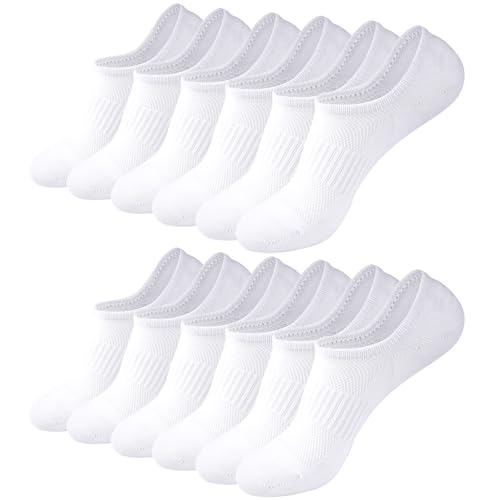 Horuru No Show Socks Womens for Canvas Sneakers Invisible Athletic Low Cut Ankle Socks for Running Gym 6 Pairs