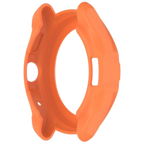 BabyValley Compatible with Ticwatch Pro 5 Smartwatch Case Protective, Silicone Shell Case Cover Replacement Shock-Proof for Ticwatch Pro 5 Accessories (Orange)