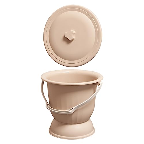 FOMIYES Portable Urinal Pan for Home Use Plastic Chamber Pot Handle Non-Slip Thick Material Odor Design