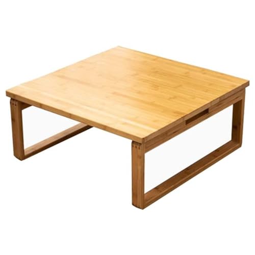 Table basse multifonctionnelle en bambou B de 60 cm pour aménager facilement un petit studio
