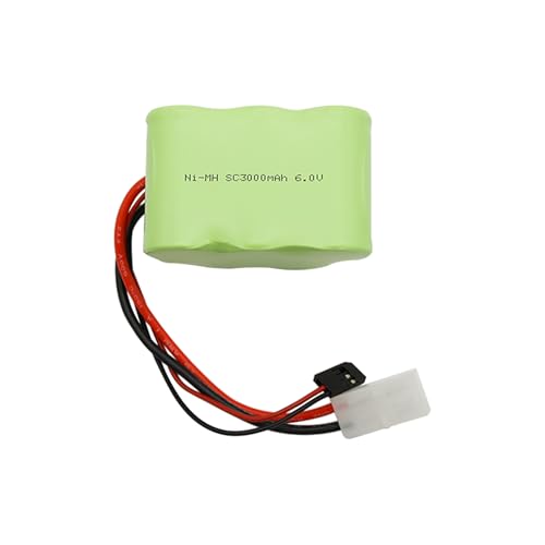 FLMLF Battery 3000mah NiMH 6.0V Kit for 1/5 HPI ROFUN KM MCD GTB Baja LOSI FG RC CAR Parts