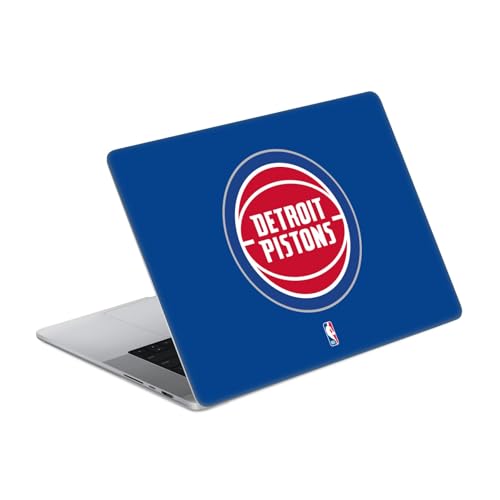 Couverture Detroit Pistons MacBook Pro 14 A2442 vinyle haute résolution bleu