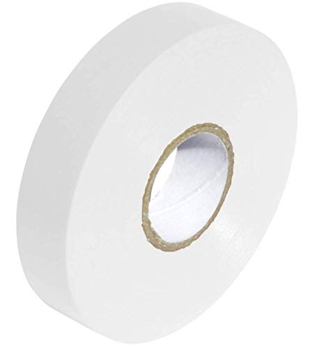 White PVC Electrical Insulation Tape Roll - 33m x 19mm x1