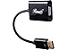 Rosewill DisplayPort 1.2 to HDMI VGA Adapter Dongle | Portable Converter for PC Computers, Laptops, Monitors, Projectors, TVs