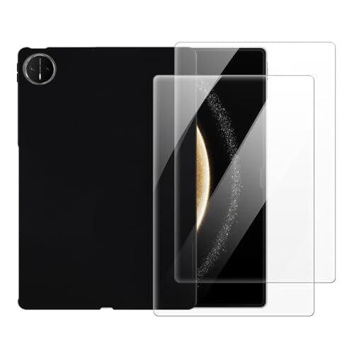 Coque Huawei MatePad Pro 13.2 2025 avec protection d'écran en verre trempé noir