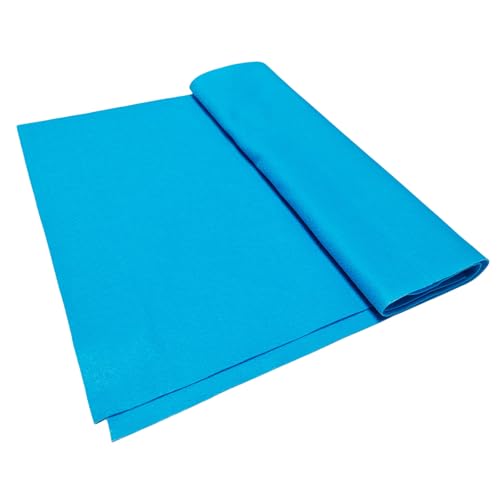 Jtnohx Fieltro Azul Cielo,Tela de Fieltro Para Manualidades,