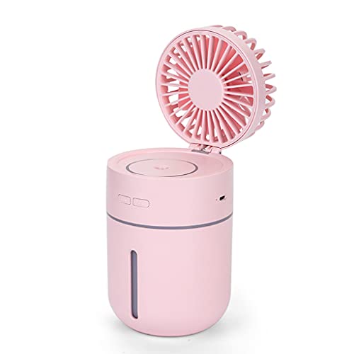 Humidificador de niebla fría con ventilador, potable, recargable, silencioso, sin agua, apagado automático, para dormitorio, escritorio, humidificador con ventilador Humidificador de niebla fría con ventilador, potable, recargable, silencioso, sin agua, apagado automático, para dormitorio, escritorio, humidificador con ventilador