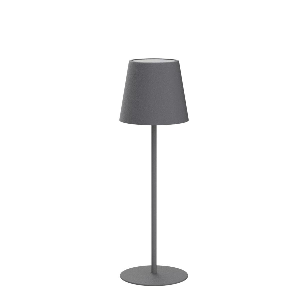 2 x LED batterij tafellamp van metaal dimbare draadloze touch