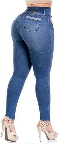 Laty Rose 2016 Jeans Colombianos Levanta Cola Blue Denim Butt Lifter Jeans Light Blue 11